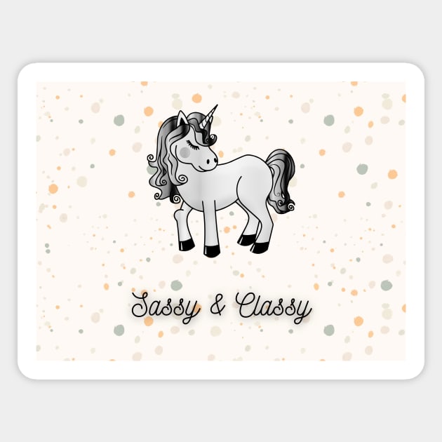 Sassy & Classy Sticker by MinnieWilks